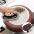 1 Pcs Emery Sponge Brush Eraser Cleaner, Rust Cleaning Tool, Kitchen Tool Sink Pot Bowl Scrubber with Handle Grip