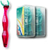 T.Smile NoFuss Dental Flosser Kit, 5-inch Long Handle & Refill Heads, Extra-Strength Floss