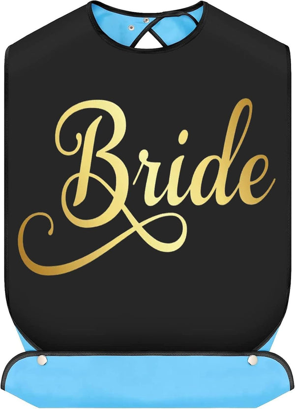 BWWKTOP Bridal Bibs With Crumb Catcher Bridal Clothing Protectors Bridal Shower Gag