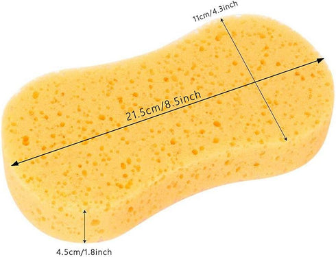 Car Wash Sponges, Kitchen Cleaning Sponges Scrubber, Random 3-Color Mix