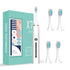 Sonic Electric Toothbrush for Adults and Kids, Low Noise with 6 Modes and 4 Replacement Brush Heads