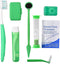 Angzhili Portable Orthodontic Toothbrush Kit for Braces, Dental Care Kit with Interdental Brush, Dental Wax, Floss,