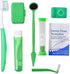 Angzhili Portable Orthodontic Toothbrush Kit for Braces, Dental Care Kit with Interdental Brush, Dental Wax, Floss,