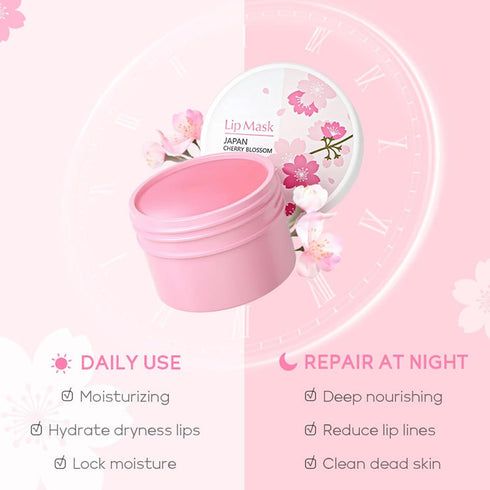 Sakura Face Care Set - 17Pcs Moisturizing Skin Care Routine with Cream, Cleanser, Serum, and Masks