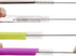 Set of 10 Long Straw Brush, 8-inch Nylon Pipe Tube Cleaner with 10 Different Diameters for Sippy Cup, Water Bottle