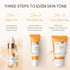 Skin Care Set Vitamin C Beauty Gift, Serum, Eye Cream & Face Cream Travel Kit for Women, 3pcs