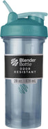 BlenderBottle Pro Series Shaker Bottle - 28-Ounce for Protein Shakes and Pre Workout, Cerulean Blue