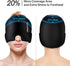 ONLYCARE Migraine Relief Cap - Soothing Headache Hat with Odorless Gel Ice Head Wrap, Hot and Cold Therapy