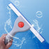 25cm 10in Blue Window & Glass Cleaning Squeegee - Non-Slip Handle for Shower Glass Door and Tile Cleaning