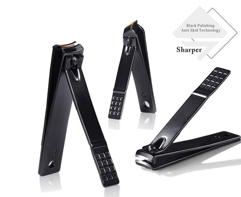 Professional Stainless Steel Nail Clipper Travel & Grooming Kit, 15pcs Manicure & Pedicure Set with Luxurious Case