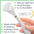 Reusable Silicone Skincare Applicator & Spatula Set (Meadow Green), Ice & Heat Face Roller Tool