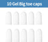 KONGDY Big Toe Protectors - 10 Count Silicone Toe Caps for Pain Relief from Corns, Callus, and Ingrown Toenails