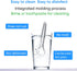 2 Pack Tongue Scraper Cleaner for Adults & Kids, Medical Grade Metal Scrapers with Travel Case