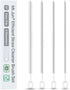Heavy-Duty Straw Cleaner Brush Set, 4-Pack, 10-Inch & Multi-Diameter, Full Bristle Coverage for All Straw Sizes