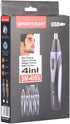 Semme Nose Hair Trimmer - 4-in-1 Rechargeable Cordless Waterproof for Men and Women, with Gift Washing Brush