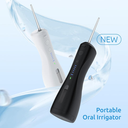 Water Flosser - Cordless Portable Oral Irrigator with 6 Modes, IPX7 Waterproof for Dental Care at Home
