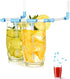 DIY Crazy Straws Make Your Own Straw, 30 PCS Build A Straws Kit for Reusable Silly Straws, Great for Parties