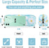 Nylon Small Floral Makeup Bag, Waterproof Slim Pouch for Women, Cute Zipper Pouch for Travel Toiletry and Coin