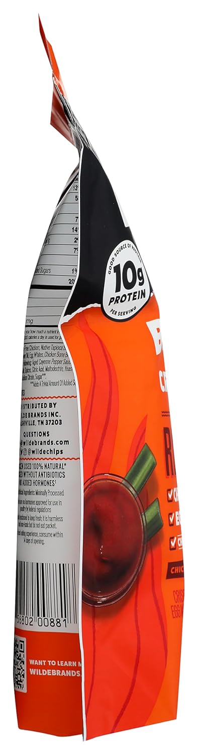 WILDE BRANDS 4 OZ Wilde Snacks Chips Protein Buffalo