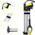 38" Extra Long Grabber Tool, 2PACK Lightweight Reaching Aid with 360°Rotating Jaw