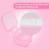 Dental Orthodontic Retainer Container Cleaning Case, Mouthguard Storage Soaking Case, Pink