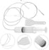 Water Dispensers Line Tool 4pcs, Refrigerator Water Cleaner Kit, Drain Outlet Dredging Tool