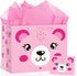 Peconal Pink Bear Gift Bag for Baby Shower Pink Bear Baby Shower Birthday