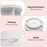 Rotating Makeup Organizer, 360° Spinning Skincare Organizers, Adjustable Medium Cosmetic Storage, White