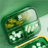LENmzpomA Organizer,7 Pill Day Pill Box Organiser Convenient Pill Box Proof Secure Closure Mini Dispenser