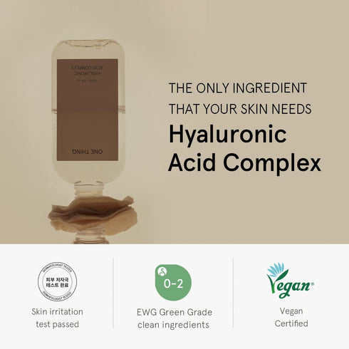 ONE THING Hyaluronic Acid Complex Essence 5.07 Fl Oz - HA Hydrating Moisturizing Vegan Daily Toner