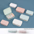 Waterproof Pill Case - Small Travel Pill Organizer with Removable Compartments, Portable Outdoor Pill Holder (White A)