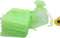 YIJUE 100pcs 4x6 Inches Drawstrings Organza Gift Candy Bags - Green Wedding Favors