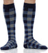 Montana Plaid Cotton Compression Socks for Comfort and Support
