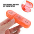 TOPPERFUN 21-Compartment Rainbow Weekly Pill Organizer Portable Plastic Medicine Storage Box with Flip Lid for Travel