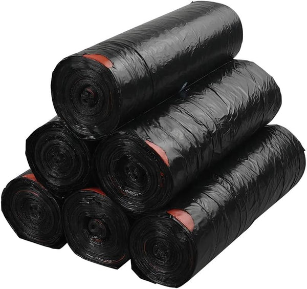 5 Gallon Drawstring Trash Bags | 210 Counts | Black