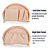 Hekyip Half Moon Cosmetic Beauty Bag, Handy Makeup Pouch for Travel for Women (PINK)