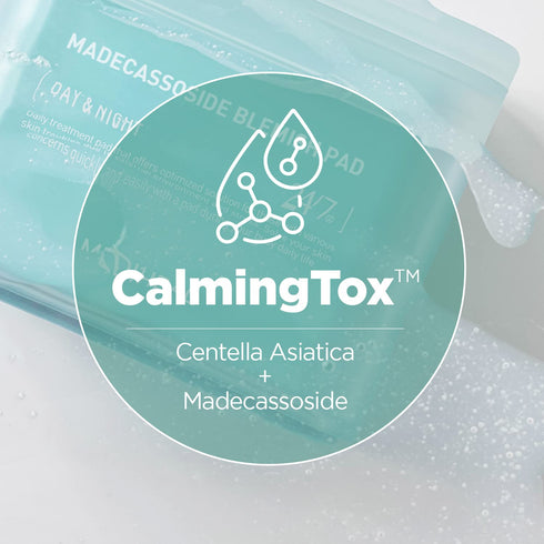 MEDIHEAL Madecassoside Cotton Facial Pads - 100 Pads with Centella Asiatica for Uneven Skin Tone, Vegan