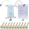 YEYSXSY Condom Catheter External self Sealing Set 10pcs Male Condom Catheter 1pcs 500ml