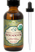 US Organic Avocado Oil Unrefined Virgin, 100% Pure & Natural, Cold Pressed, USDA Certified Organic in Amber Glass