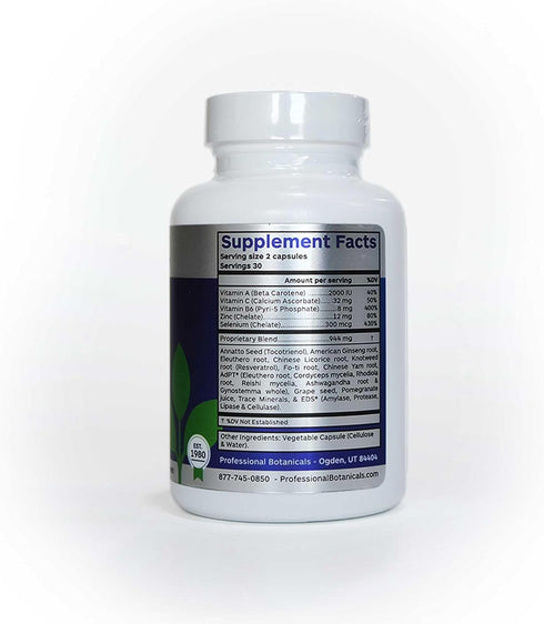 Calm Attention - Natural Attention and Mood Support with Rosemary, Vitamin B6, Gotu Kola, Focus, Relaxation, and