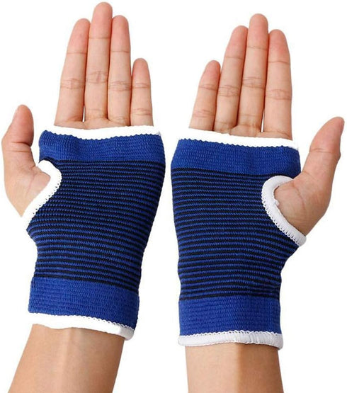 Flexible Wrist Brace/Hand Support Compression Pad - 2 Pack Wrist Palm Support for Men and Women