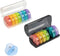 HoneyHu 2 Pack Weekly Pill Organizer 7 Day AM PM, Large 2 Times