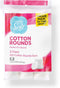 Medline Simply Soft Cotton Rounds (300 Count) – 100% Cotton Absorbent, Textured Cotton Pads, Lint-Free