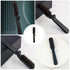 Small Home Stylish Mustache Pocket Hair Folding Brush, Black Comb for Men, Portable Detangling Grooming