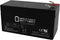 Mighty Max ML1.3-12 - 12 Volt 1.3 AH, F1 Terminal, Rechargeable SLA AGM Battery