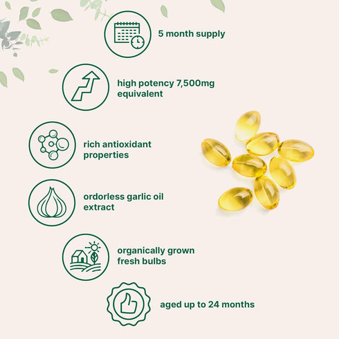 OYB 7500mg (150) Aged Garlic Extract - Odorless