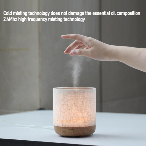 ZDAGELD 200ml 18dB Essential Oil Diffuser, Large Capacity Aromatherapy Diffuser with Quiet Operation, Auto Shut Off