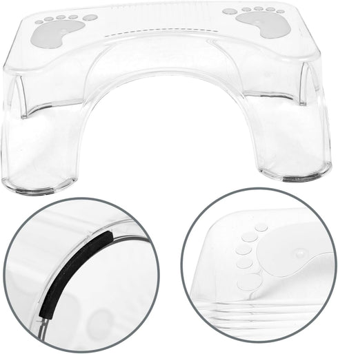 Compact Bathroom Spa Stool - Foldable Nonslip Shower Bench