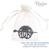 Parcelona Black French Radial Celluloid Hair Slide Pin, 3.5" Bun Cover Ponytail Holder for Women, Made in France