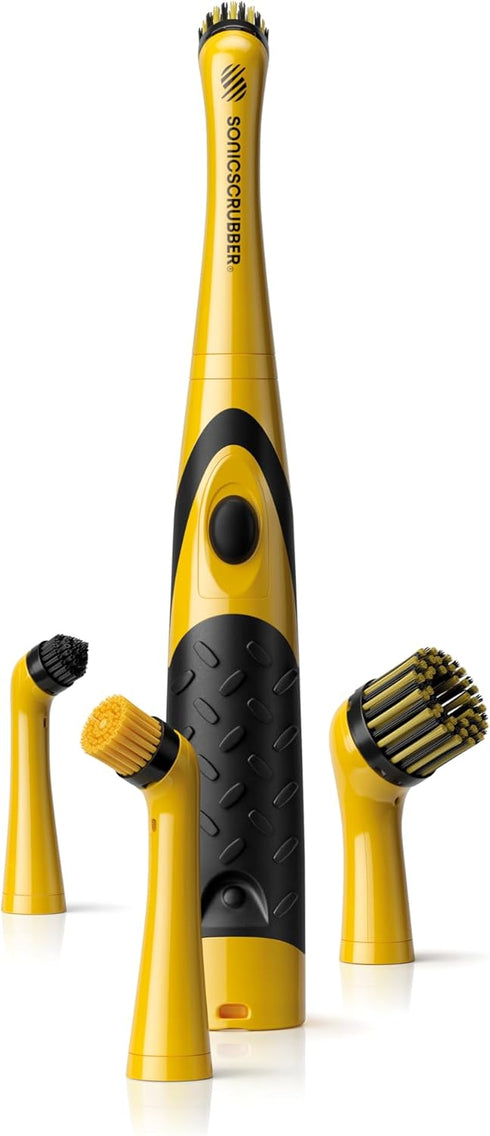 SONICSCRUBBER Vehicle Detailing Set - High Power Car Cleaning Brush - Includes